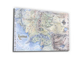 ・"Map of Gondor"・Glass Wall Art